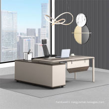 Factory Direct High Quality Furniture Administeration Wooden Desk Curved Office Desks